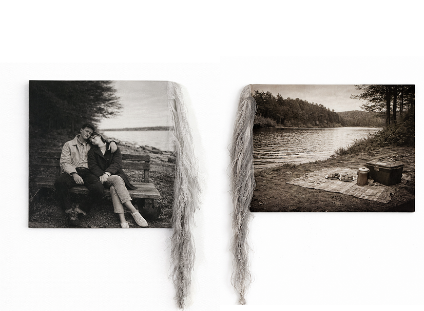 Two works from Generated Generations shown side by side