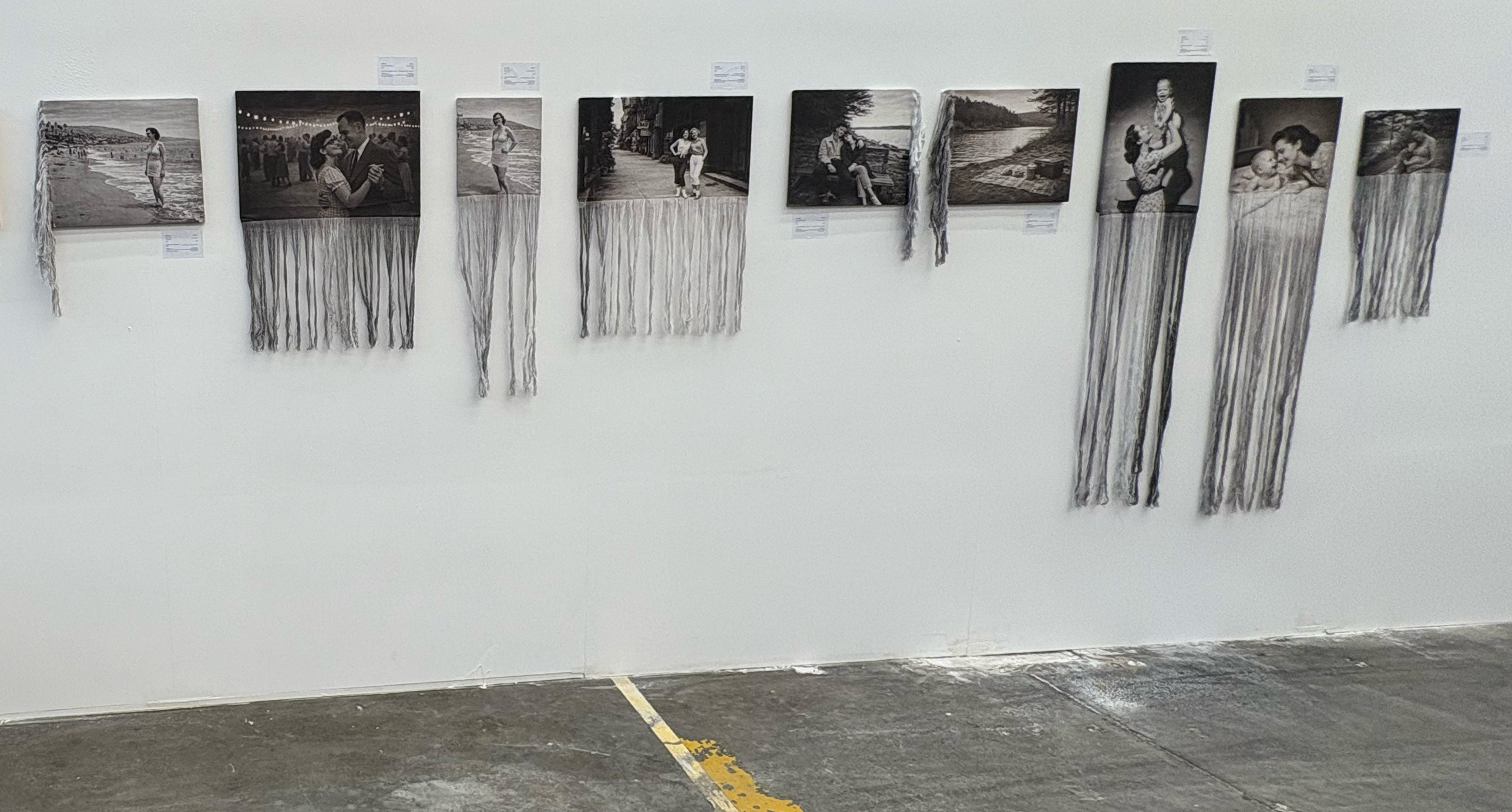 Generated Generations installation wall view